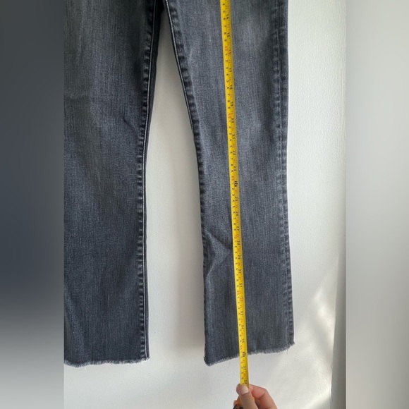 MOTHER Women's Gray Straight Leg Jeans - Picture 4 of 9